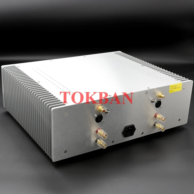 Tokban FM801 Power Amplifier 250w*2 High Power ON MJL4281 Channel Independent Design Balanced XLR HIFI Amplifier Audio