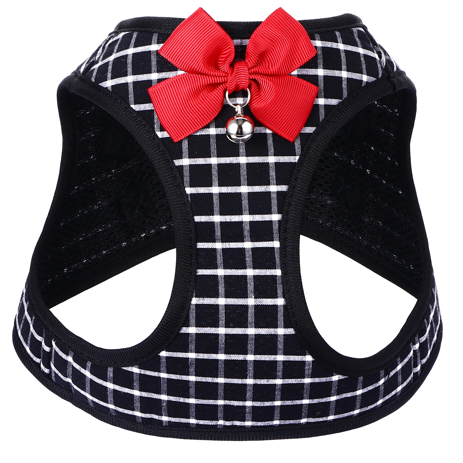 

Pet Harness Set For Small Pets, Adjustable Chest Strap With Bowknot, Dog Vest Harness Traction Rope For Cats Squirrels Puppy