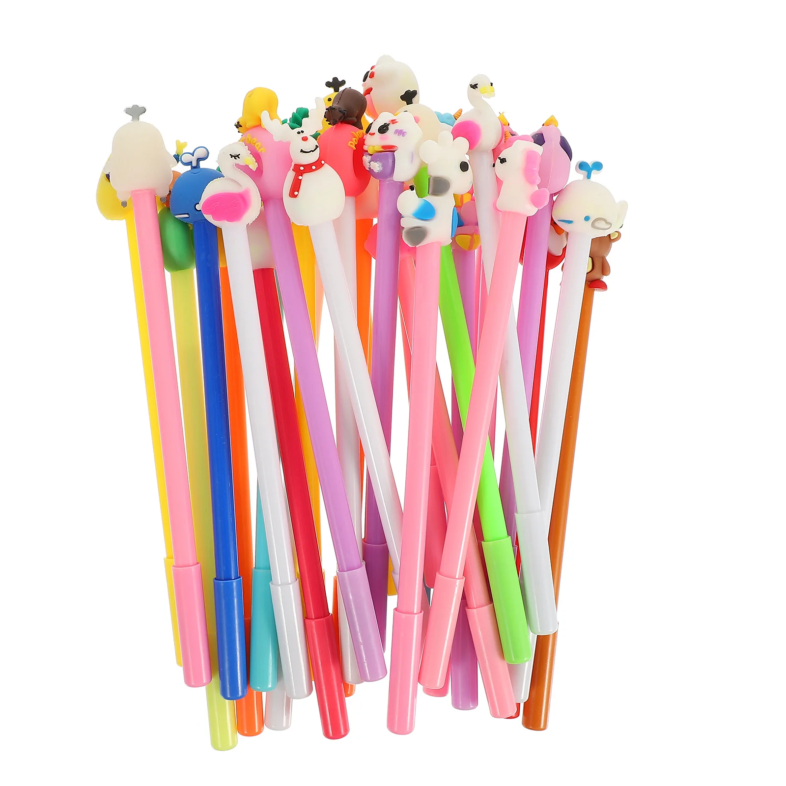 

30Pcs Lovely Sign Pen Smooth Writing Gel Pens for Students Office Home Gifts Fine Tip Pens Lovely Pen Kids Stationery