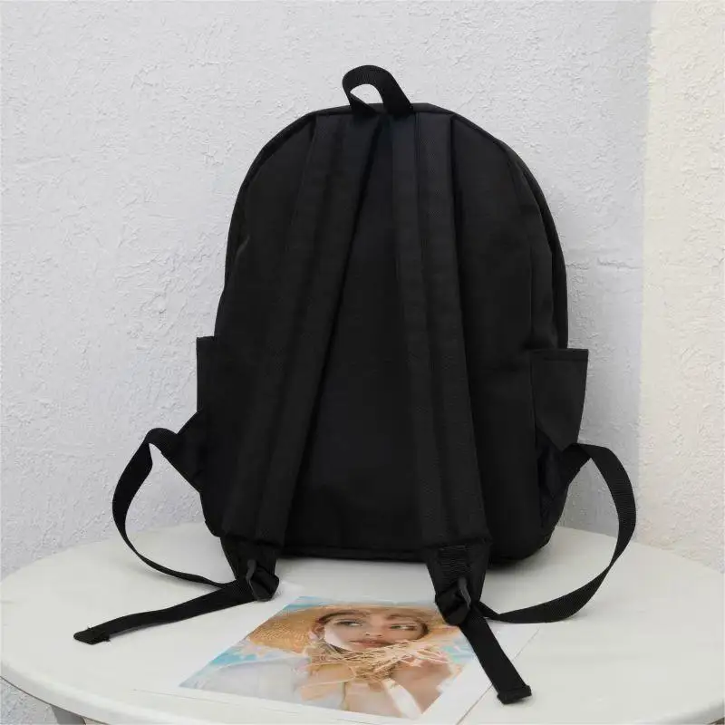 أطفال هالوين الاشياء الأطفال حقيبة الموضة أبيض وأسود حقيبة مدرسية شبح طباعة بوتيك المراهقين في الهواء الطلق على ظهره #3