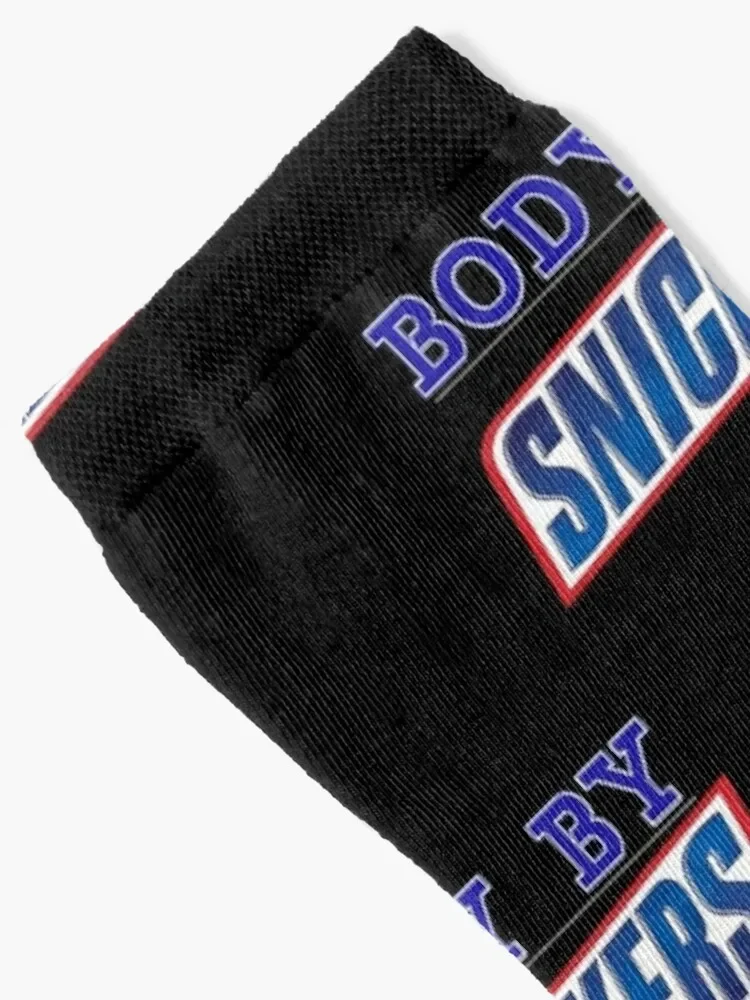 BODY BY SNICKERS Socks funny gifts basketball Socks For Girls Men's