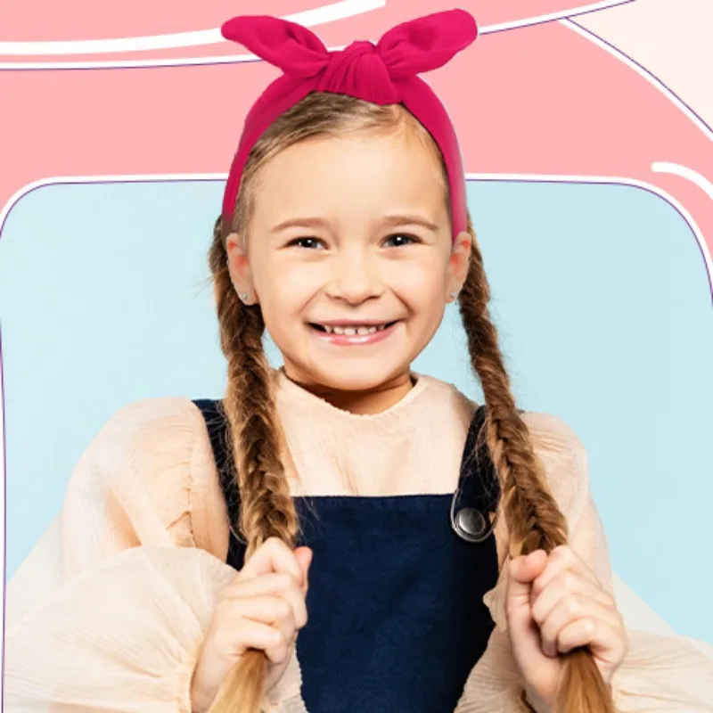 

Повязки на голову, головные уборы для маленьких девочек, аксессуары для волос с бантом