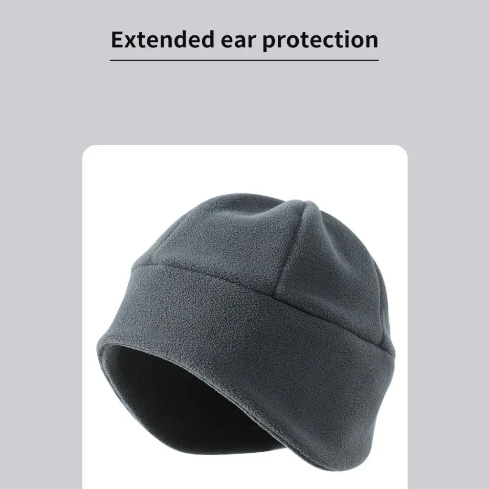 Ensemble deux pièces en peluche coupe-vent pour hommes avec col, chapeau chaud pour le cyclisme, protection contre le froid, nouveau, automne, hiver