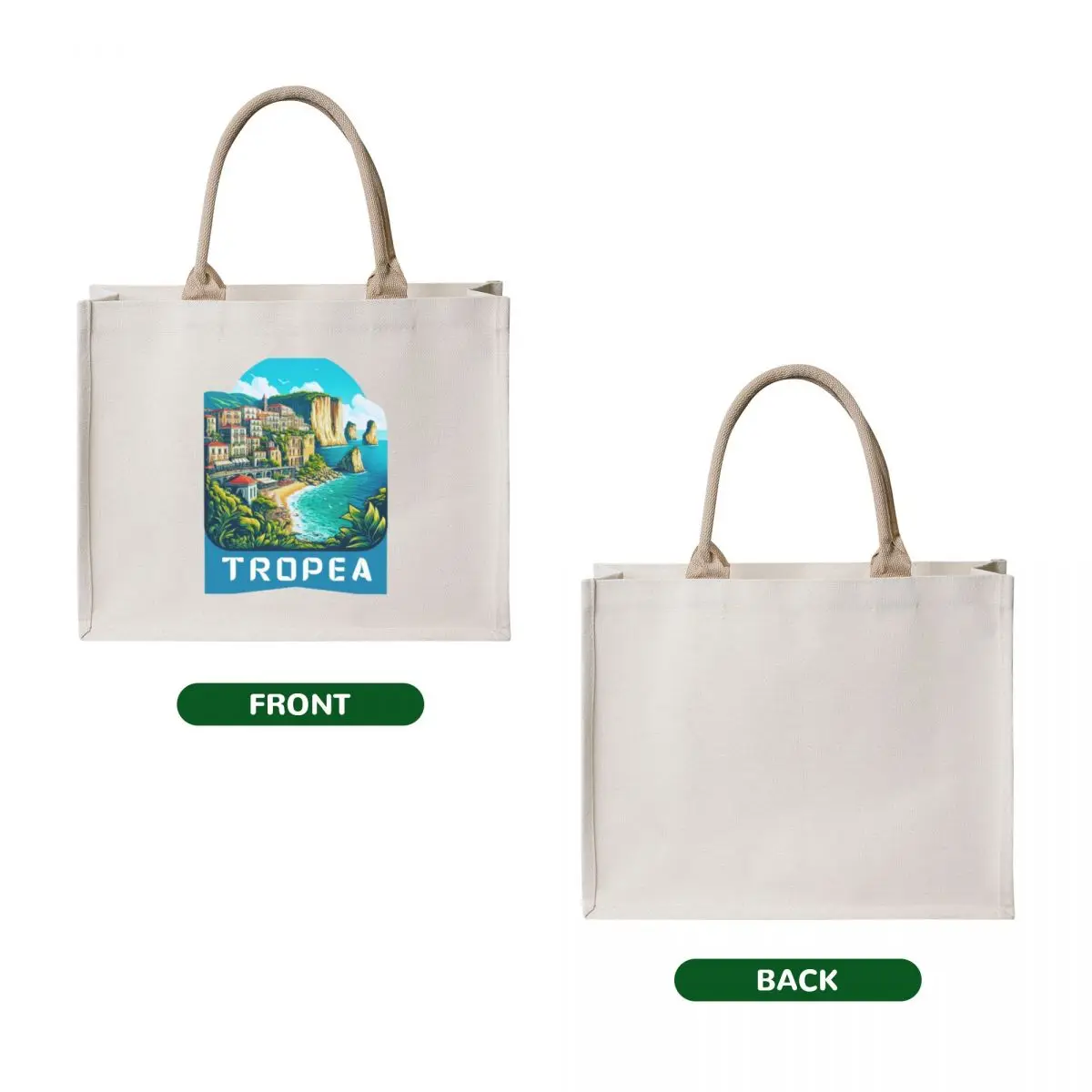 Tropea Tote Bag المتسوق حقائب نسائية حقيبة يد للمتسوقين حقائب نسائية 2025