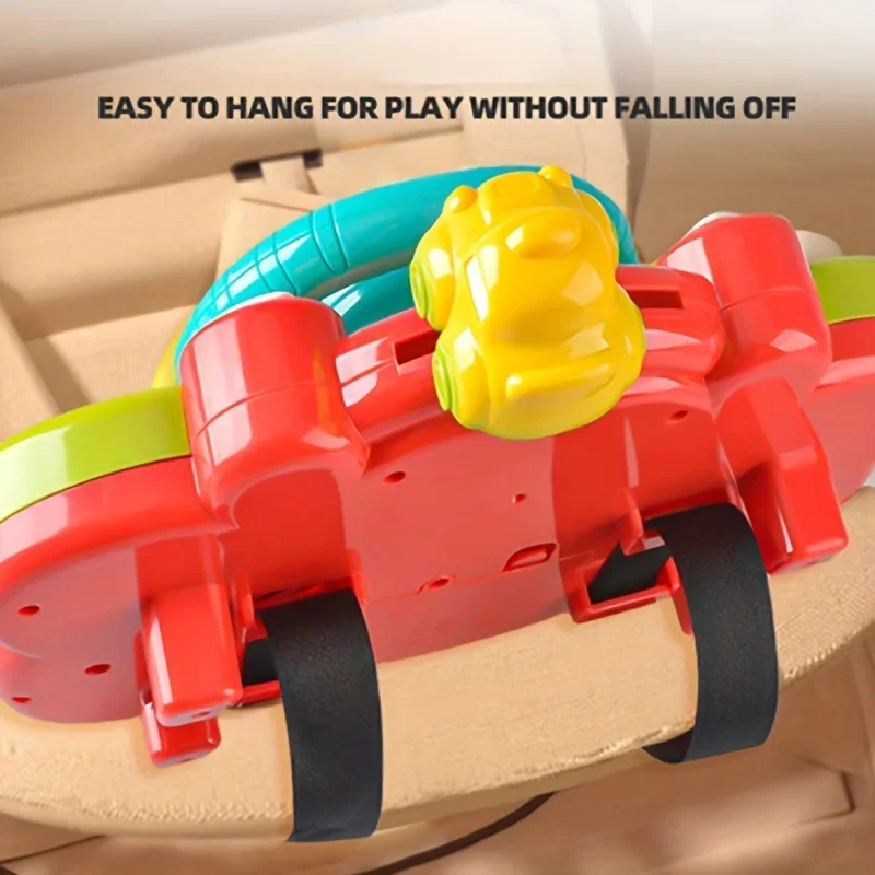 Wielofunkcyjne Zabawki Muzyczne Symulacja Kółka Jazdy Zabawka Dziecięca Kierownica Zabawki z Światłami Muzyką i Efektami Dźwiękowymi