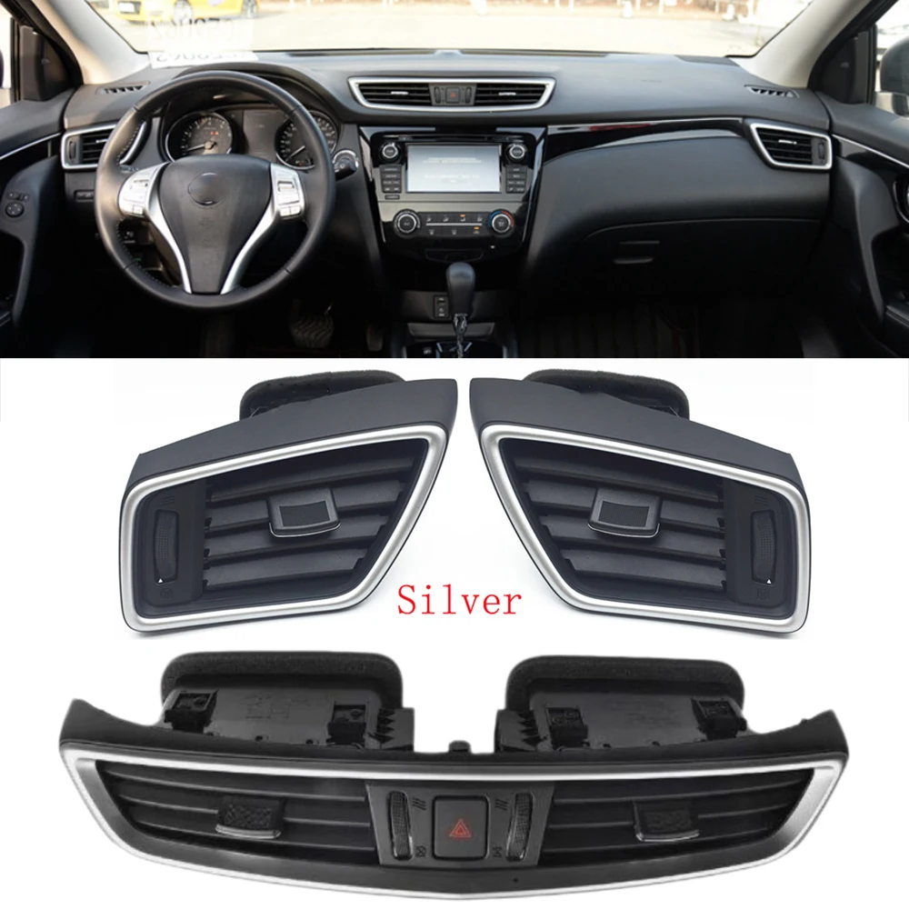 for Nissan X-Trail 2014 2015 2016 Qashqai 2016 2017 2018 2019-2021 Auto Front Middle Dashboard Air Conditioning Outlet A/C Vent
