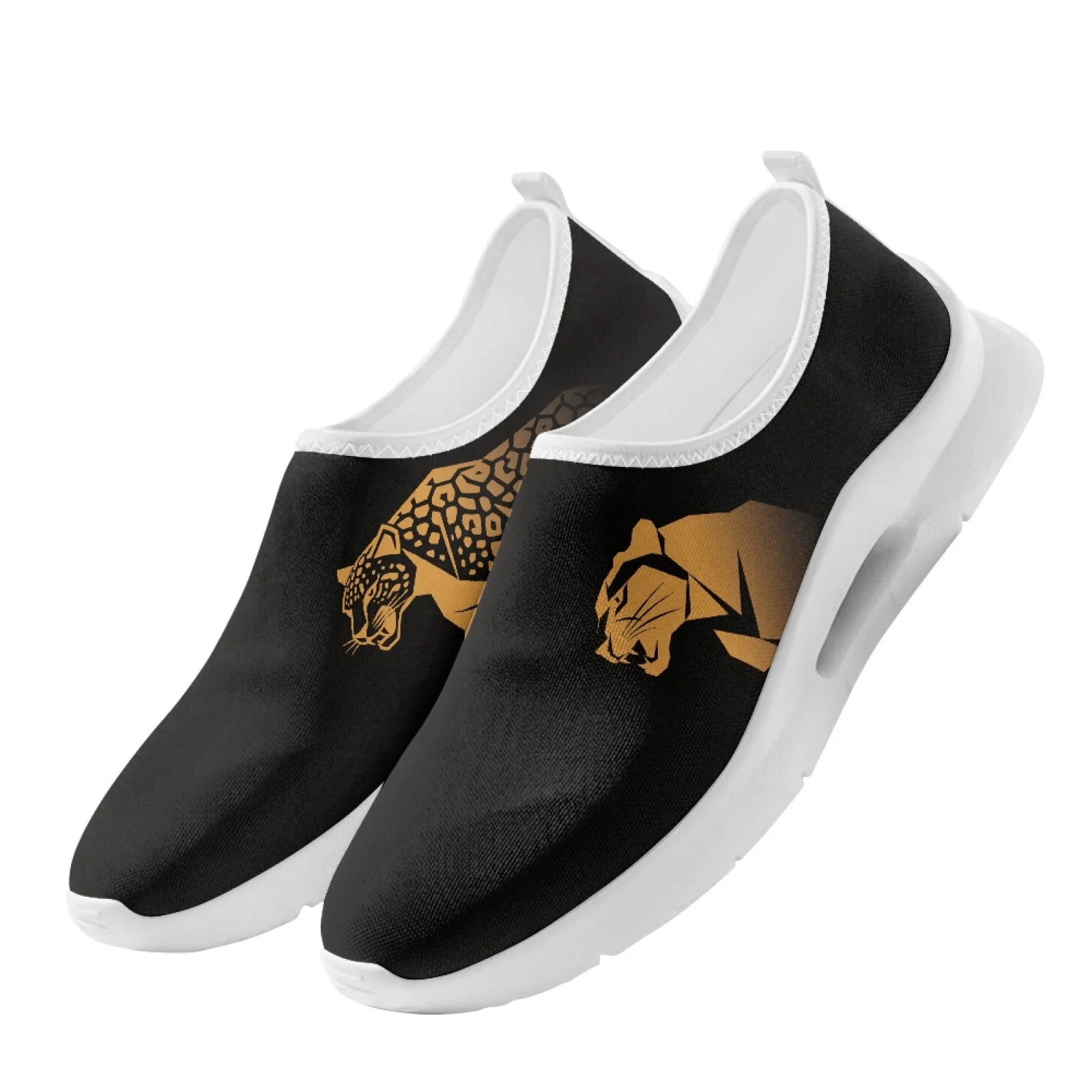 XIXIRIMIDO Women Casual Shoes Slip On Walking Sneakers Nurse Shoes Mens Gym Workout Shoe Breathable Comfort Soft Leopard 35-48
