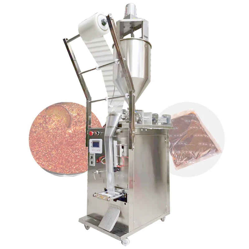 Automatic Paste Filling Machine Milk Pepper Oil Quantitative Packaging Machine Sauce Hot Pot Liquid Sealing Packaging Machine