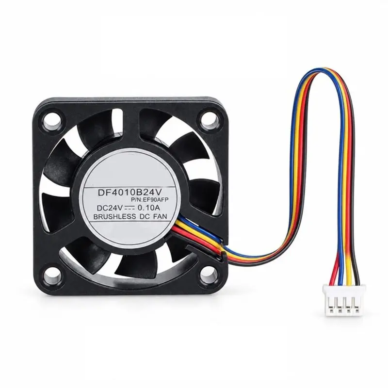 A93P 4010 24V DC Brushless Cooling Fan,Dual Ball Bearing 4-Pin Fan For Flashforge Creator 5/ Creator 5 Pro 3D Printer Power