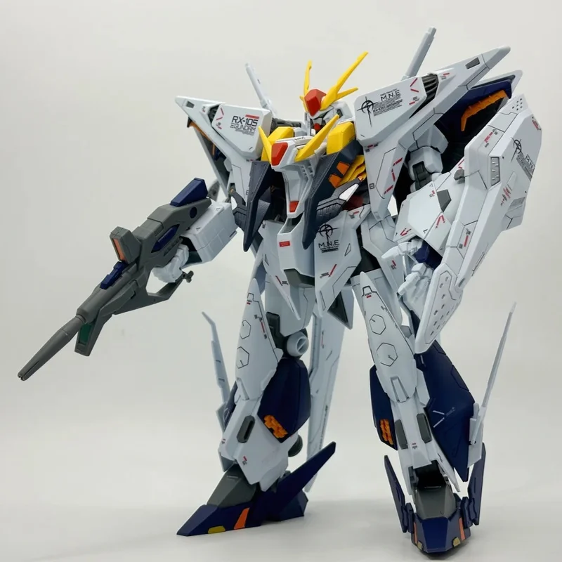 JUJIANG HG RX-105 XI 1/144 مقياس التجمع أطقم منمذجة عمل الشكل لعبة روبوت للهواة والأطفال البلاستيك نموذج جمع هدية