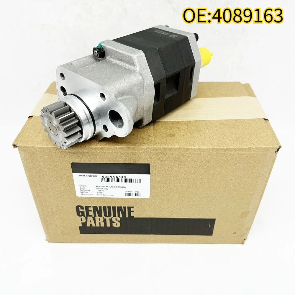 

Для 4089163 оригинальный шестеренный топливный насос Cummins QSX15 lSX15 X15 4089431 4088848 40765743348700 3348701 4089431RX 4089431NX 4089163RX