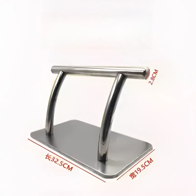 Minimalist Adjustable Stainless Steel Metal Floor Mounted Hair Salon Barber Chair Accessory Step Stool Ottomans durable 2026