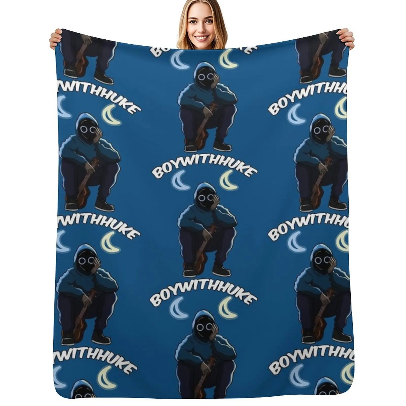 boywithuke Throw Blanket Warm Flannel Blanket for Couch Chair Bedroom