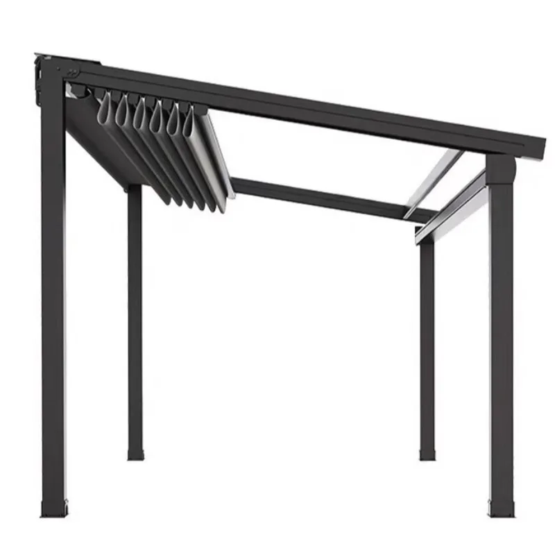 

Open-air restaurant Electric smart folding canopy villa Sun room Garden courtyard Retractable awning