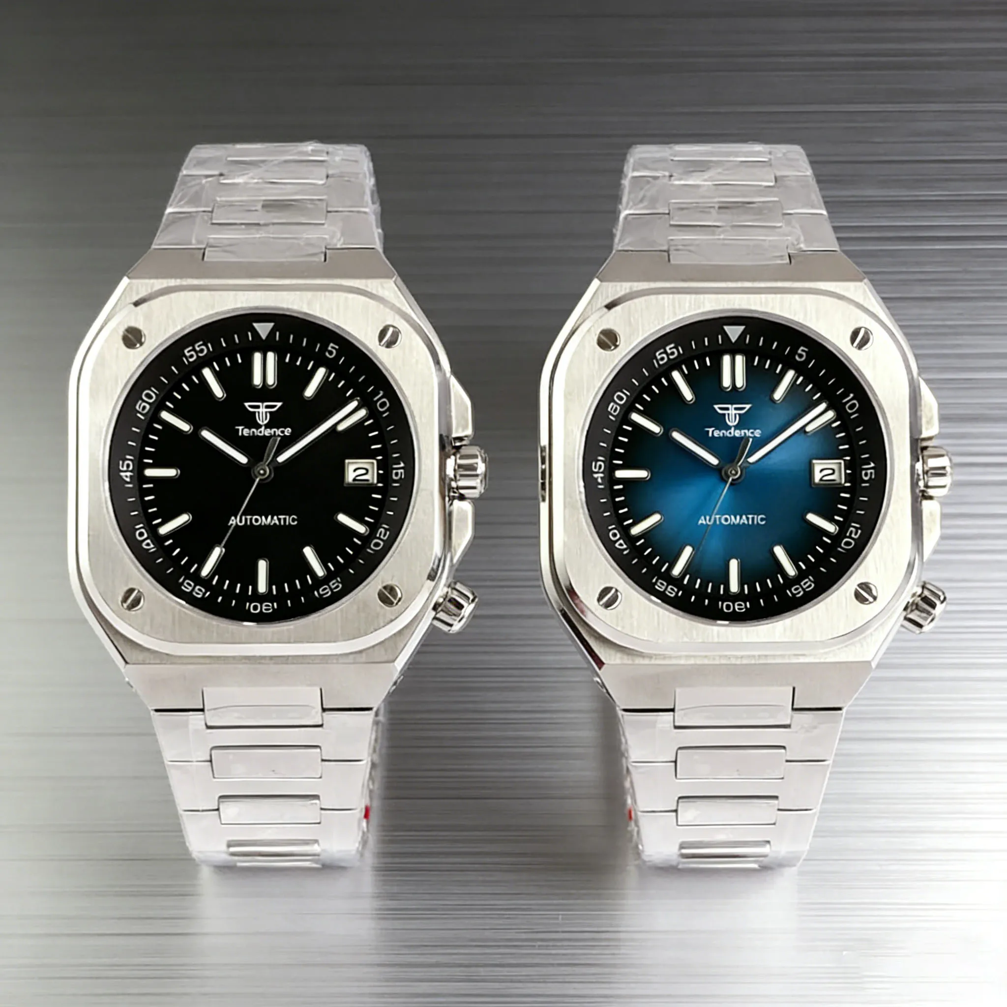 

Мужские часы 42 мм, квадратные, из нержавеющей стали, с циферблатом с эффектом солнечных лучей, с указателем даты, сапфировое стекло, водонепроницаемость 20 АТМ, японский автоматический механизм NH35A, светящиеся стрелки.