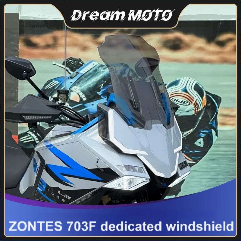 

For ZONTES 703F 703 F 703-F Motorcycle modified windshield front windscreen chest protector windproof rainproof board deflector