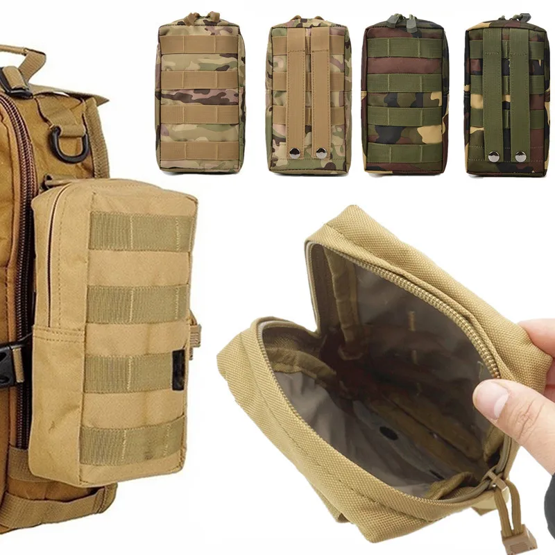 600D taktik Molle sistemi tıbbi kılıf yardımcı EDC aracı aksesuar bel paketi telefon kılıfı Airsoft av çanta açık ekipman