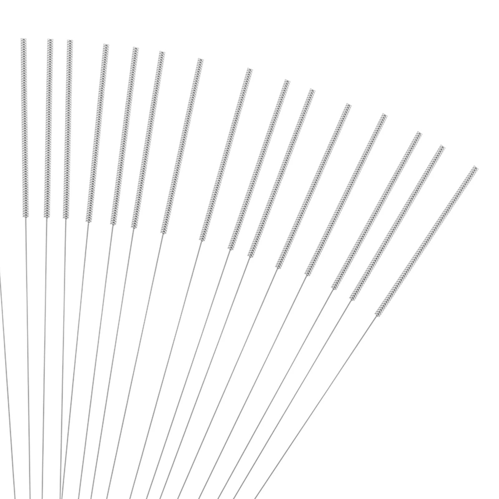100Pcs Disposable Long Stainless Steel Needles Flexible Durable Massage Acupuncture Accessories