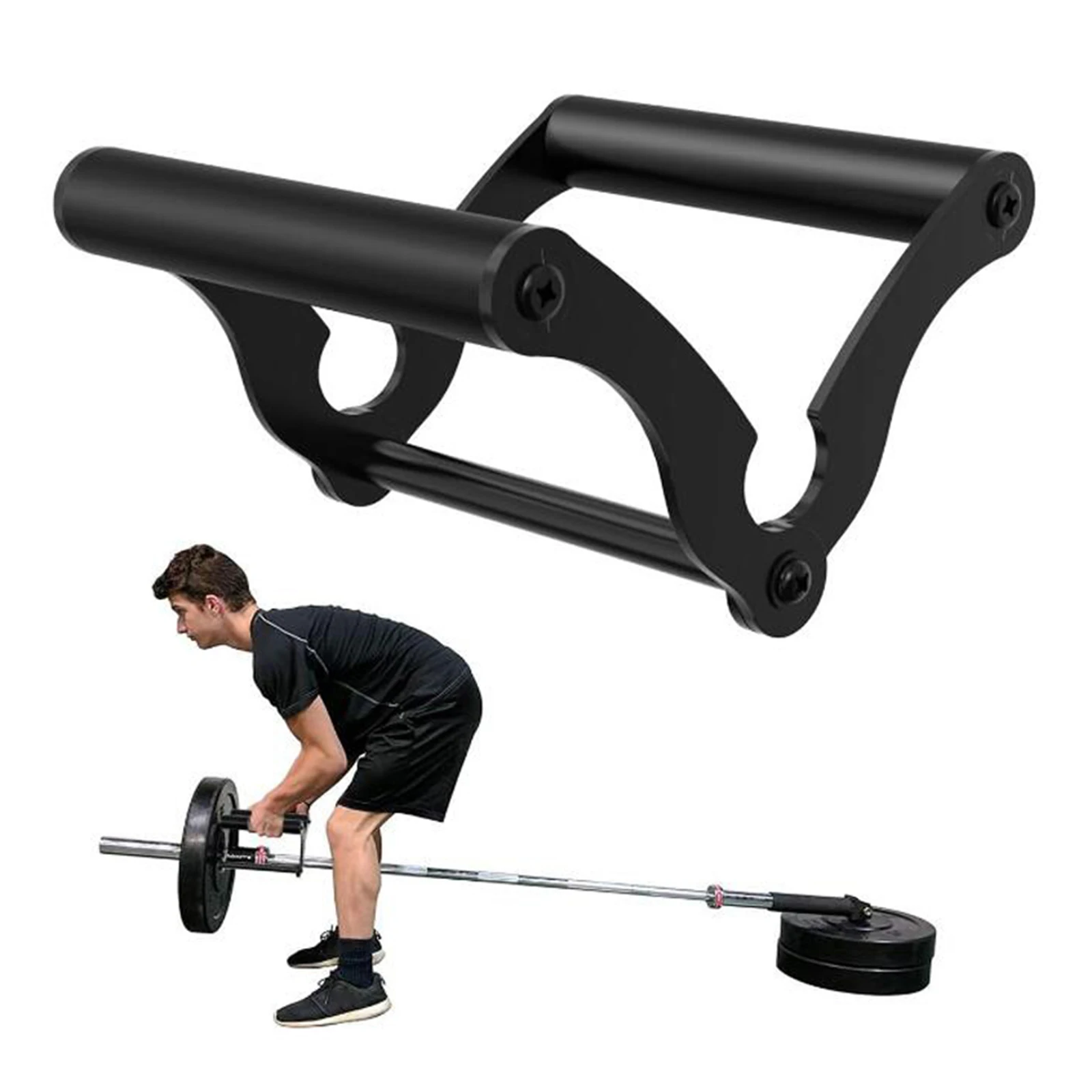 Grip Attachment Home Gym Workout Fitness Equipment Barbell Bar,Pull Down Grip Handle Forearm Triceps Equipment