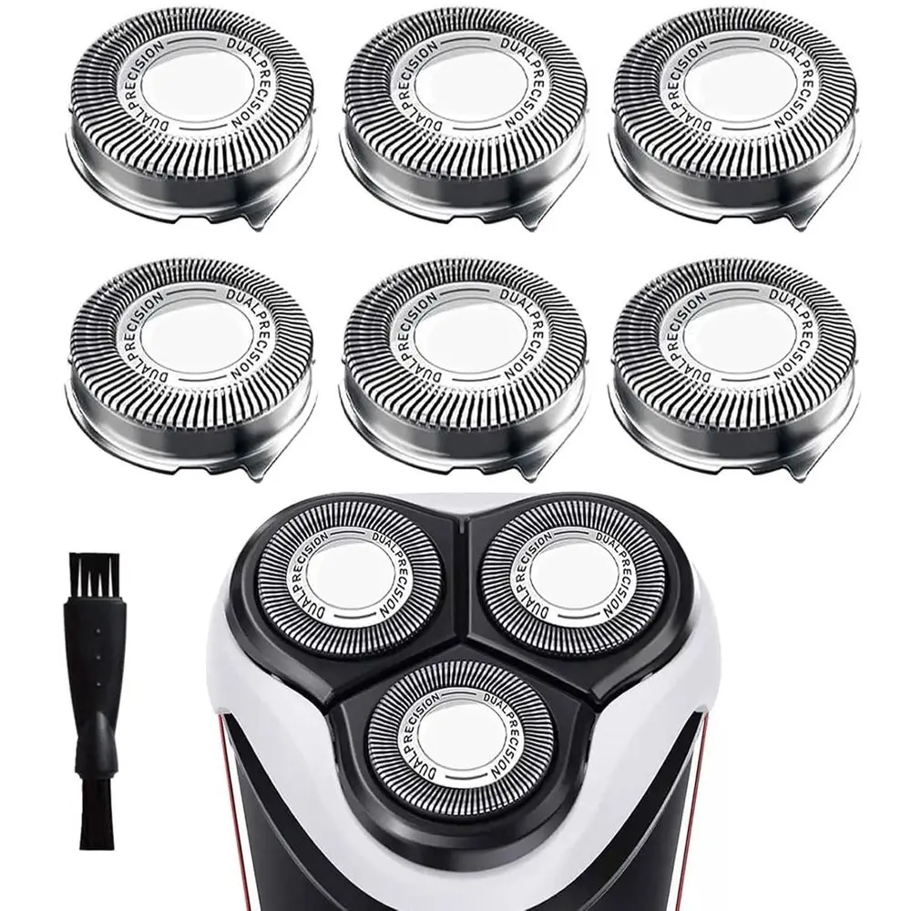 

6-Pack Upgraded Replacement Blades and Brush for Series Shaver Compatibility