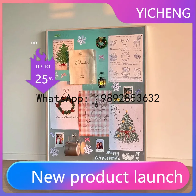 

PYJ magnetic suction stainless steel decorative painting refrigerator soft wall sticker meter box hanging painting