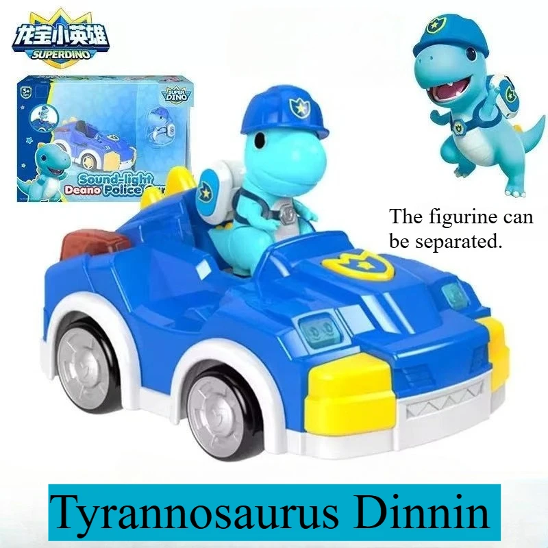 

Dragon treasure little hero children toys sound and light police car dinosaur fire truck rescue car gift