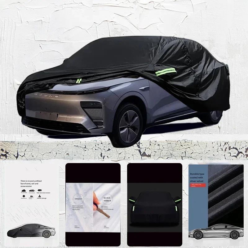 For Exeed Stella et Anti-UV Sun Shade Rain Snow Resistant Dustproof Black Cover Car umbrella Full Car Cover Outdoor Protection