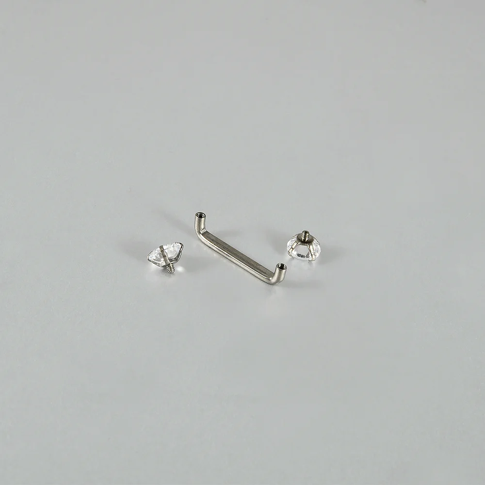 3-1 قطعة زرع الصف التيتانيوم ا - مراجعة Body Jewelry Implants وسعره