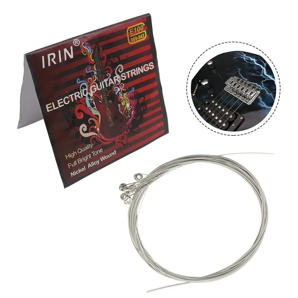 Electric Guitar Strings Guitar Strings Guitar Strings IRIN E101 Metal Nickel Wound String Parts Rock High Quality