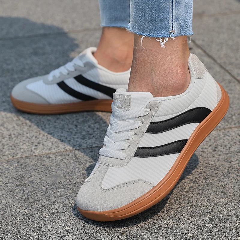 Große Größen Herren Hochwertige Casual Sneakers Unisex Breite Zehenpartie Barfußschuhe Leichte Dünne Sohle Pendel-, Geh- und Laufschuhe – Detail 14
