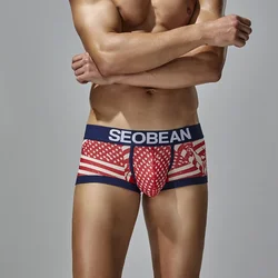 SEOEBAN Men's Boxer Shorts, Polyester Boxer Briefs, Statue of Liberty Design, Comfortable Stylish Trendy Underwear 250206 412111