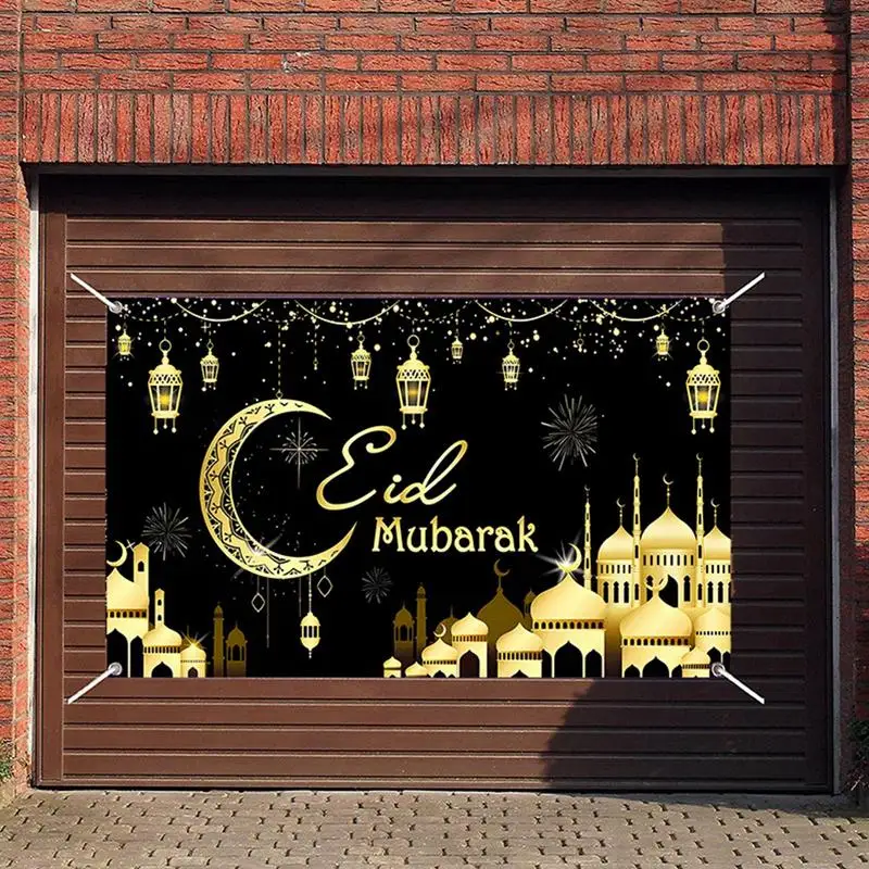 Decoración de pared Eid, 70,8x43,3 pulgadas, pancarta grande de fondo Eid, cartel de pared para Festival, decoración de pared Happy Eid, fotografía decorativa