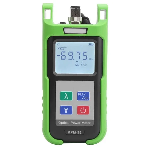 KomShine KPM-35 Fiber Optic Power Meter FTTH -70~+6dbm 7 Wavelengths Optical Cable Tester