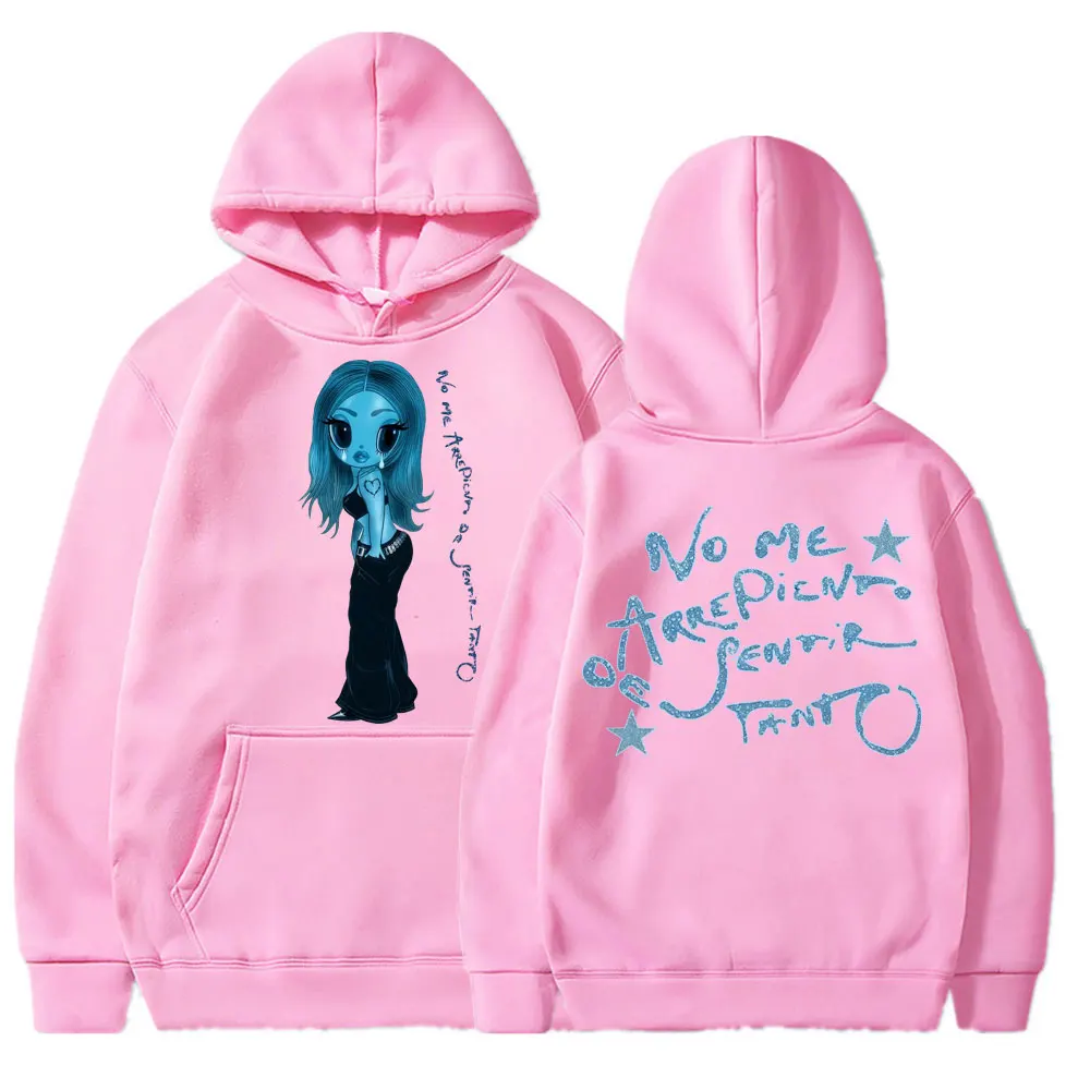 Karol G No Me Arrepiento De Sentir Tanto 2026 New Album Hoodies Music Lover Fashion Sportwear Men Women Fleece Loose Tracksuit