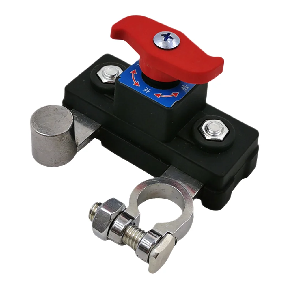 Car Battery Cut Off Switch Disconnect Isolator Cut-off Power Cutoff Switch 12V/24V Easy Installation Car Accessories