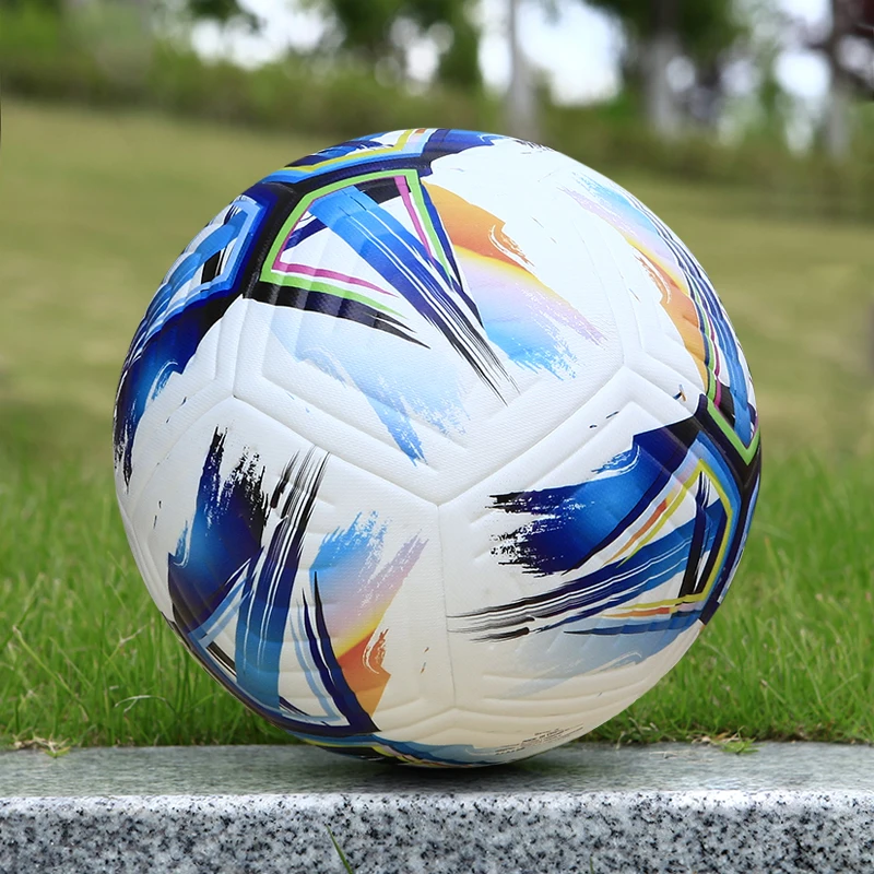 축구 크기 5 전문 공식 경기 축구 공 성인 훈련 야외 스포츠 원활한 Futbol 고품질 PU 공