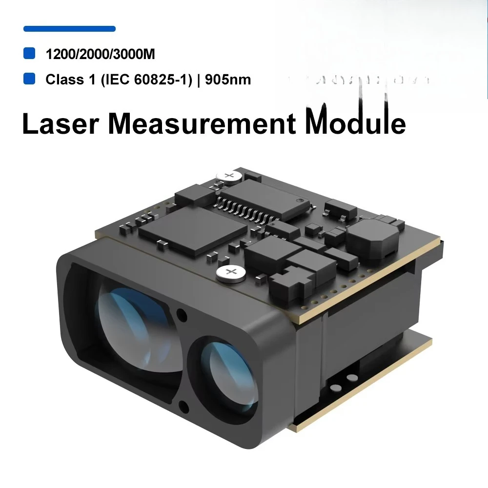 1.2/2km Optic Laser Rangefinder Module with Night Vision 905nm Type Startup Time 200ms for Long Distance Measurement