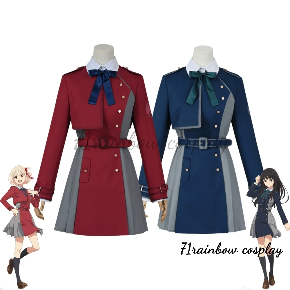 

Anime Nishikigi Chisato Inoue Takina Cosplay Costume Woman Christmas Outfits Dresses Clothes Costumes Cosplay