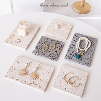 Ins Cave Stone Jewelry Decoration Display Stand Shooting Props Earrings Necklace Background Decoration Props Photography Props