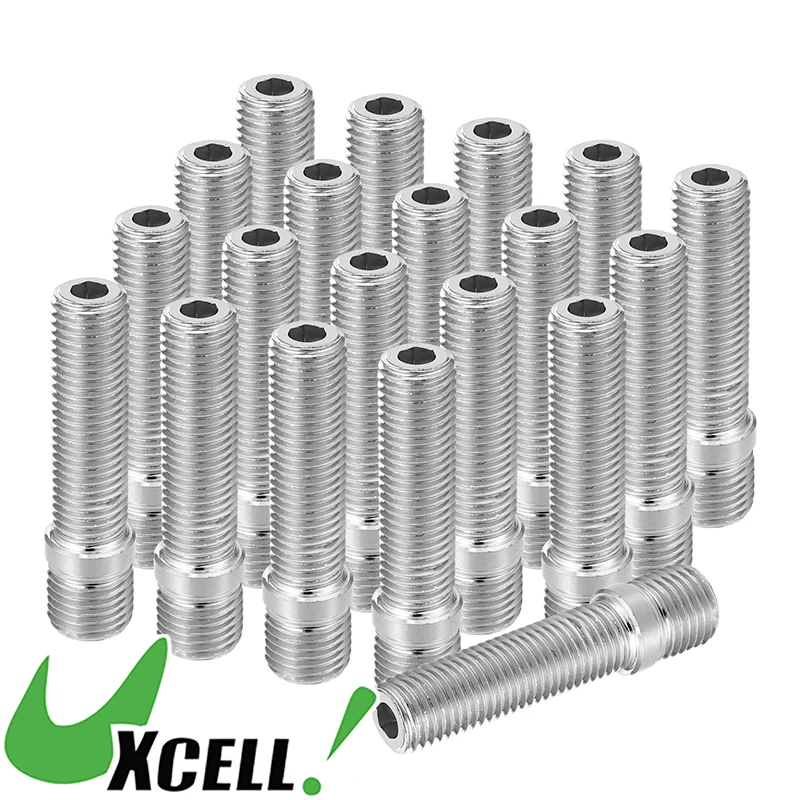 UXCELL 20pcs 58mm Wheel Stud for Audi TT 1999-2022 for Volkswagen Arteon 2019-2022 for Mercedes Benz C280 (W204) 2007-2009