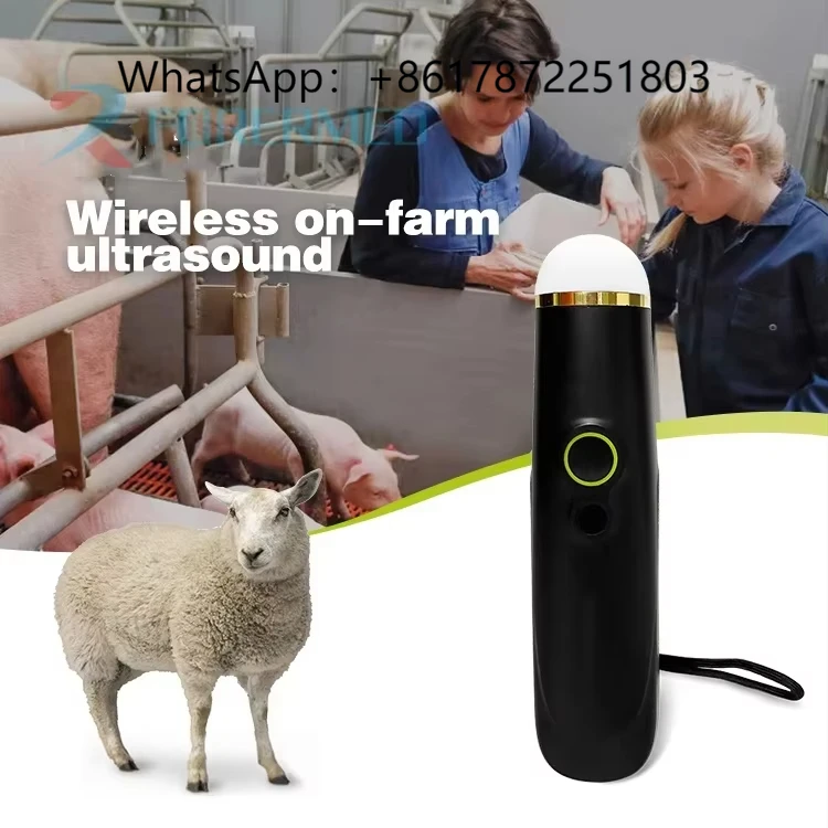 

Pig Sheep Goat Waterproof Wireless Handheld Ultrasound Rectal Probe Veterinary Ultrasound Scanner