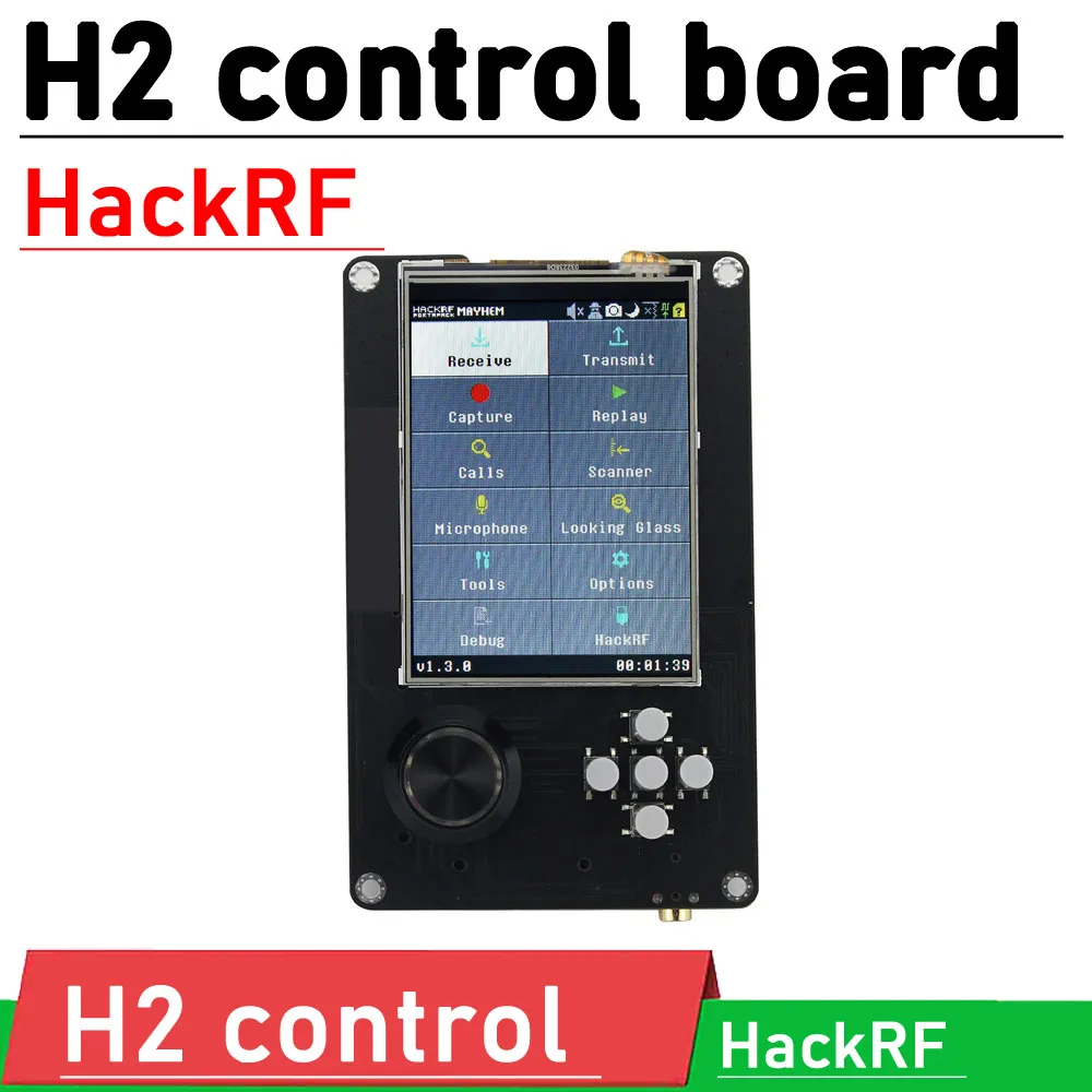 

PortaPack H2 control board W/ 3.2 Inch Digital Touch LCD display Console 0.5ppm TXCO FOR HackRF SDR Receiver Ham Radio Amplifier