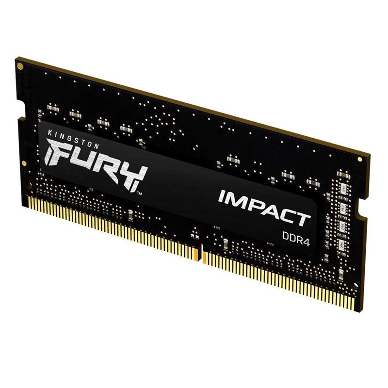 Kingston-memoria RAM FURY Impact DDR4, 32, 16, 8GB, 3200MHz, 2400, 2666MHz, SODIMM, 260Pin, SODIMM, PC4-19200, 21300, 25600, DDR4, Notebook