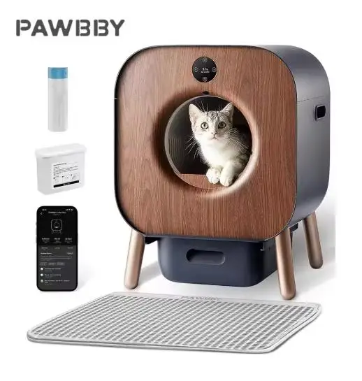 HOT P1 Ultra Smart Automatic Litter Box Self-cleaning litter box,TÜV certification,App control, Extra Large for Multiple Cats