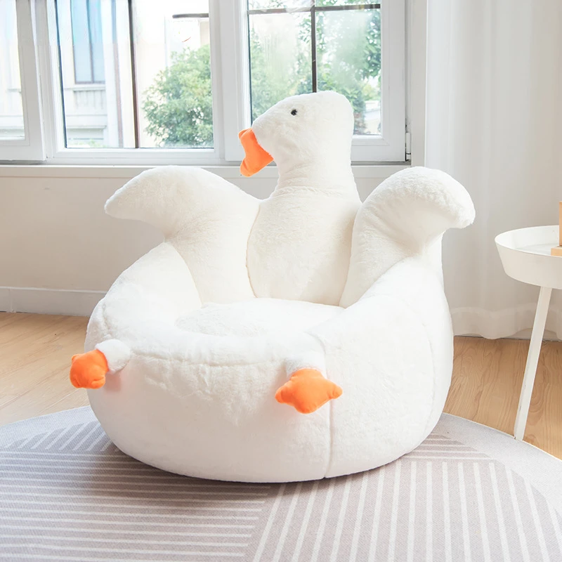 Bean Bag Sofa EPS Particles White Goose Tatami Recliner Zipper Design Detachable and Washable Bedroom Furniture Living Room 쇼파