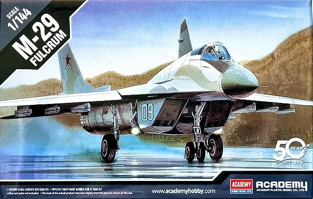 아카데미 플라스틱 조립 체중계 모델 키트, 12615 Mig-29 Frogger Fighter 1/144 모델