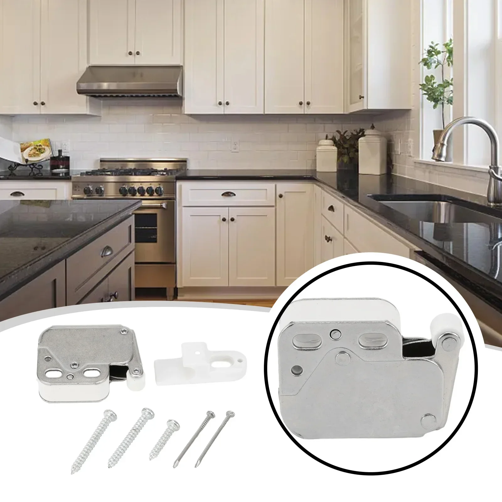 Snap Lock Spring Push Catch Touch Latch Rebound Device Magnetic Touch Cabinet Self-locking  Home Furniture Hardware Accessory