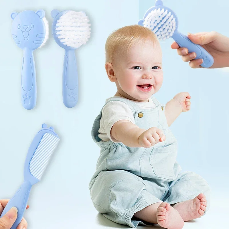 0-3 years old baby baby comb depilation brush newborn boy and girl baby shampoo soft brush suitable hair brushes