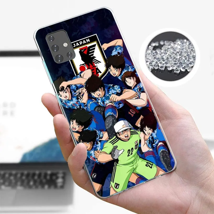 Captain Tsubasa Anime Case Phone Cover for Samsung Galaxy A51 A41 A31 A21S A21 A71 A50S A40 A30S A20E A10 A70 A6 A7 A8 A9 Fundas