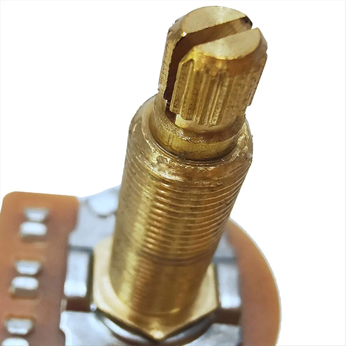 Y525A 핫 포텐셔미터 스플라인드 소형 포텐 전기 기타 이펙트 앰프 톤 볼륨 28mm B500K